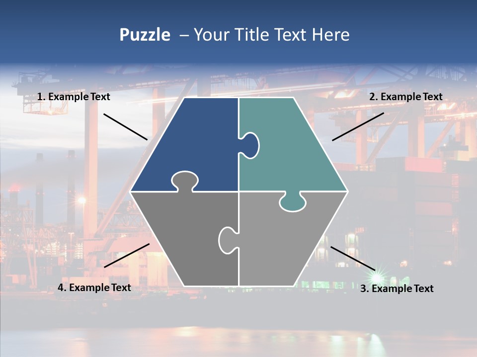 Freight Logistics Container PowerPoint Template