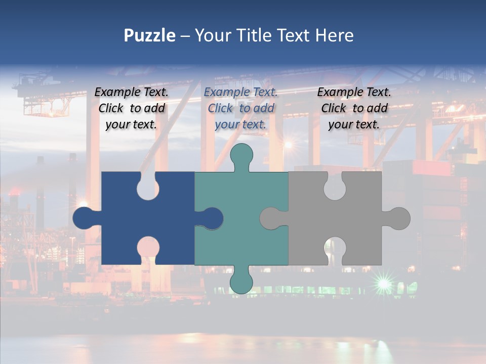 Freight Logistics Container PowerPoint Template