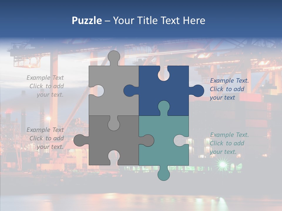 Freight Logistics Container PowerPoint Template