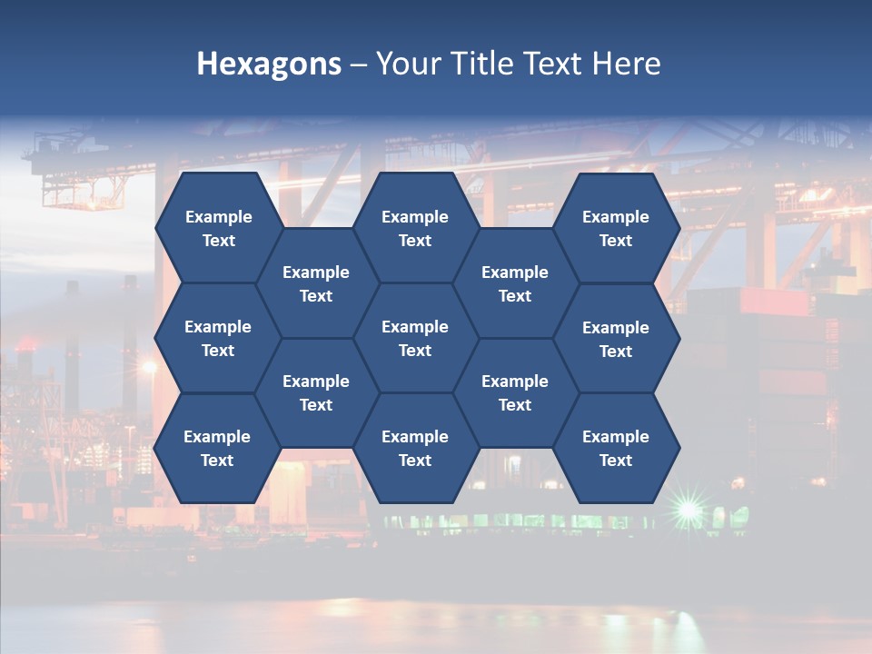 Freight Logistics Container PowerPoint Template