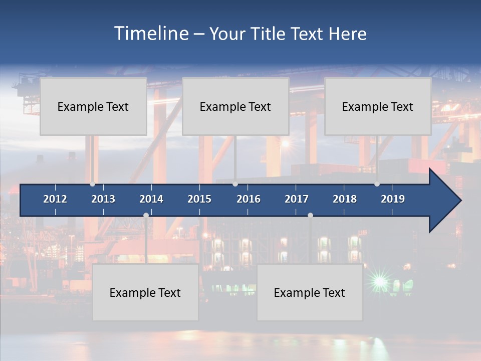 Freight Logistics Container PowerPoint Template