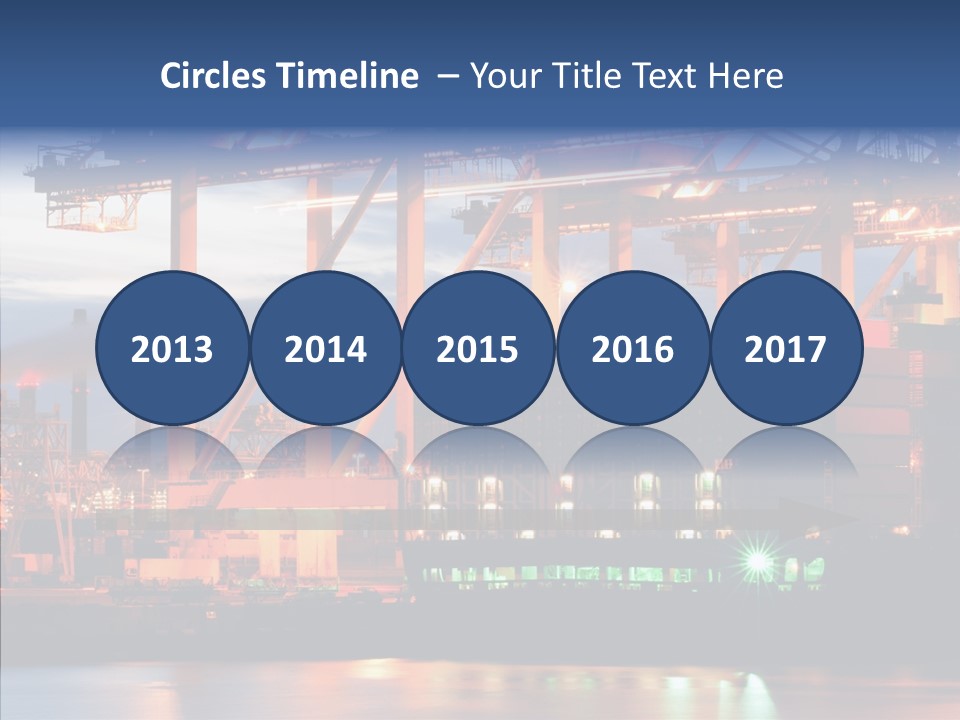 Freight Logistics Container PowerPoint Template