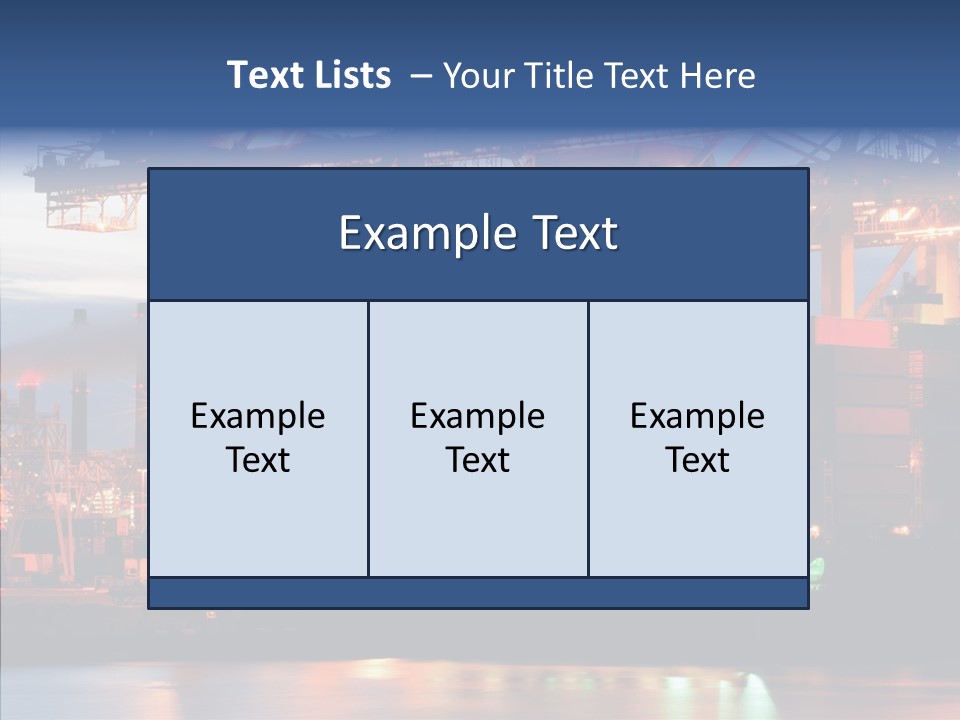 Freight Logistics Container PowerPoint Template
