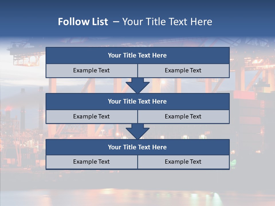 Freight Logistics Container PowerPoint Template