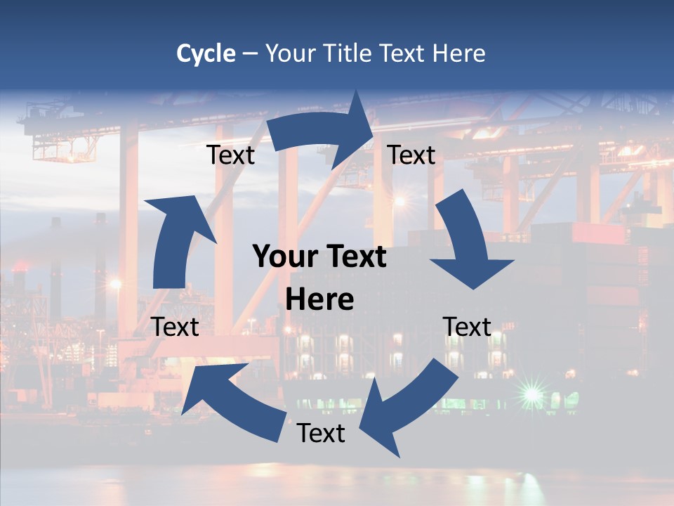 Freight Logistics Container PowerPoint Template