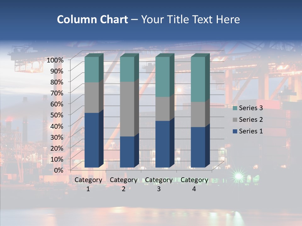 Freight Logistics Container PowerPoint Template