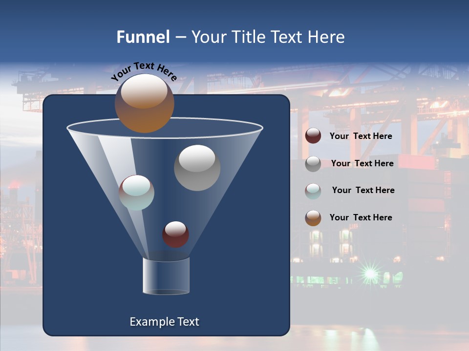 Freight Logistics Container PowerPoint Template