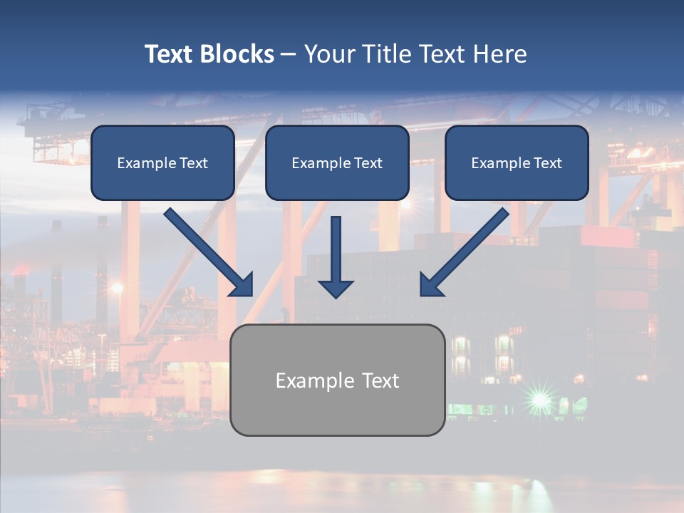 Freight Logistics Container PowerPoint Template