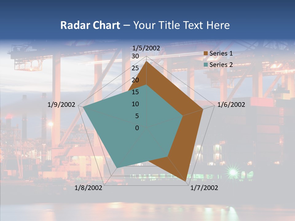 Freight Logistics Container PowerPoint Template