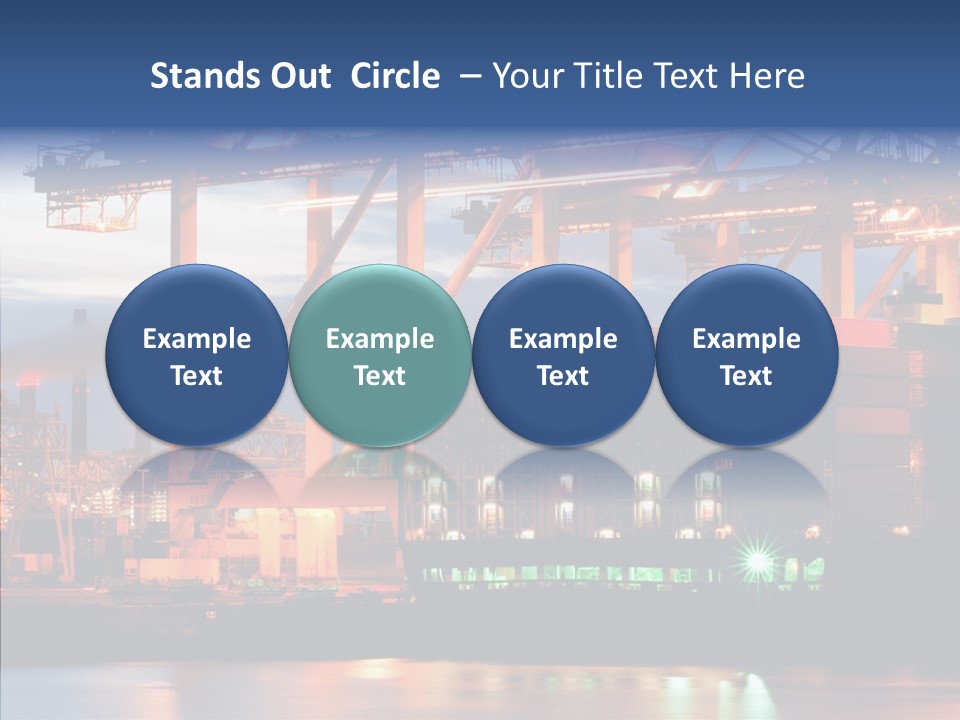 Freight Logistics Container PowerPoint Template