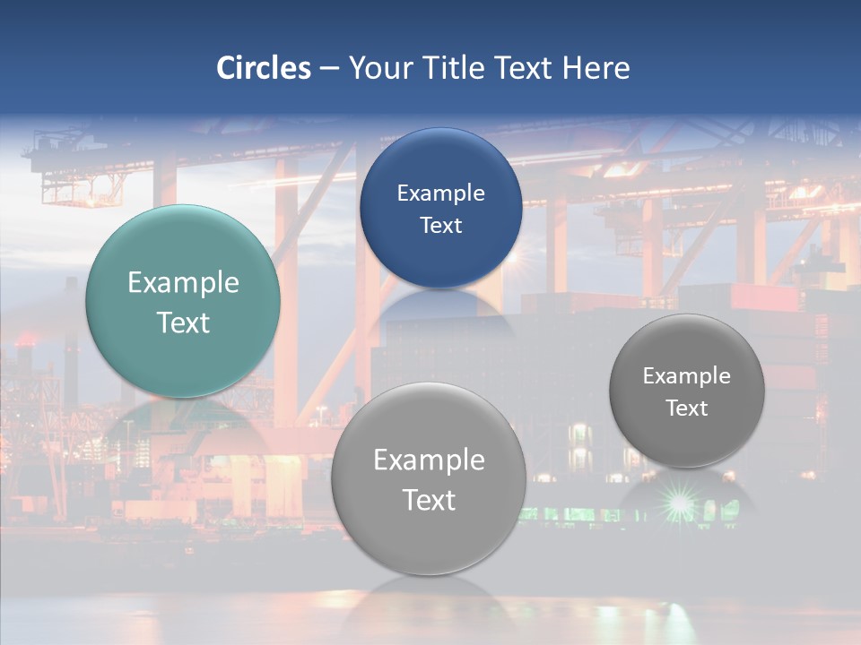 Freight Logistics Container PowerPoint Template