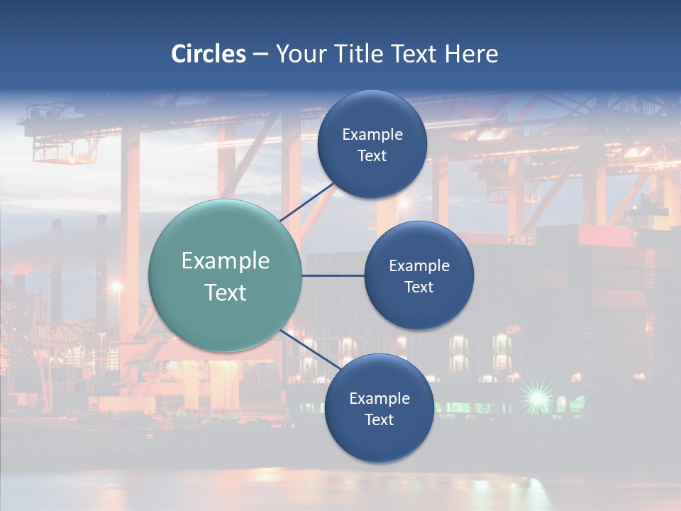 Freight Logistics Container PowerPoint Template