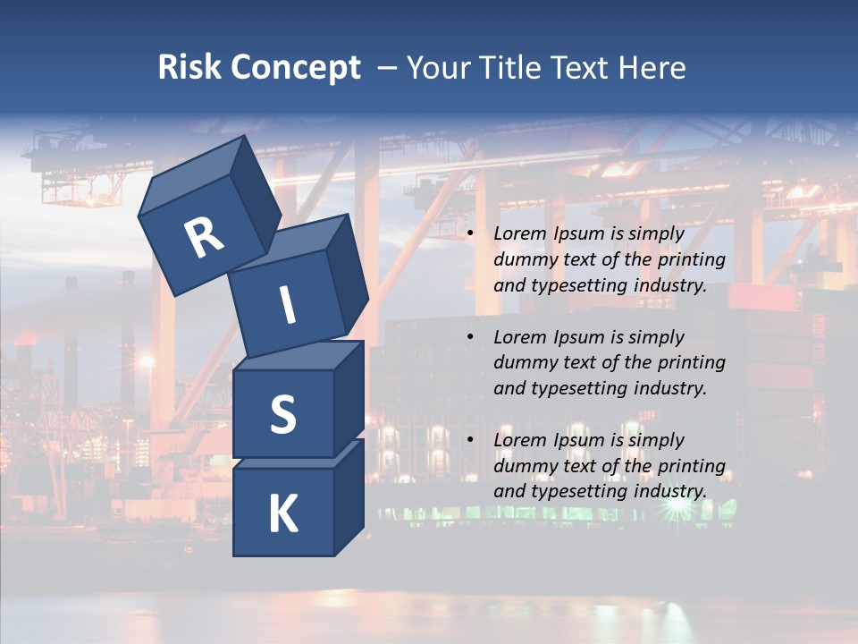 Freight Logistics Container PowerPoint Template
