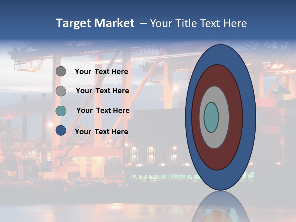 Freight Logistics Container PowerPoint Template