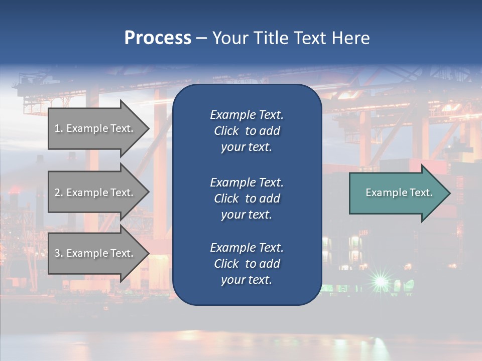 Freight Logistics Container PowerPoint Template