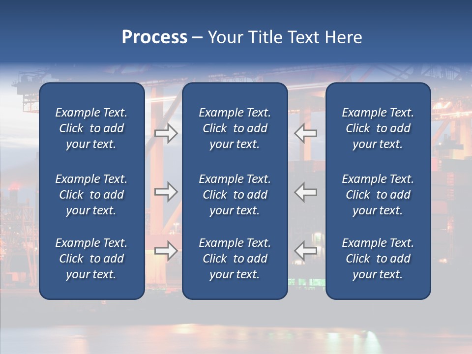 Freight Logistics Container PowerPoint Template