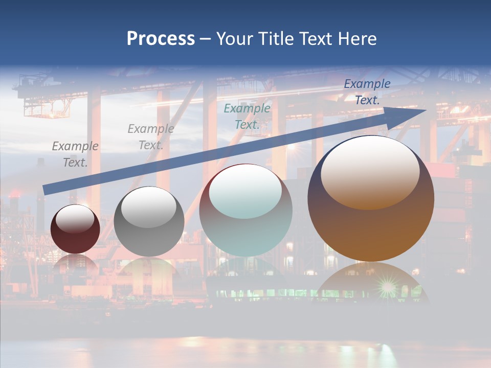 Freight Logistics Container PowerPoint Template