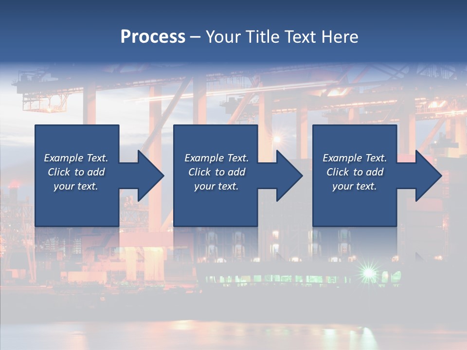 Freight Logistics Container PowerPoint Template