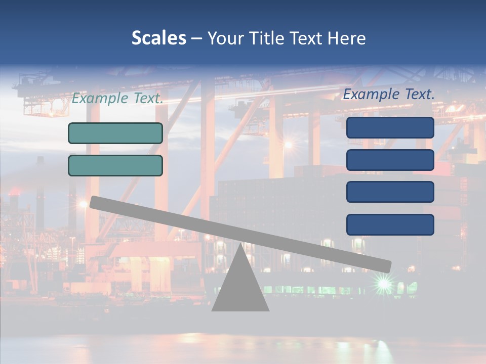 Freight Logistics Container PowerPoint Template