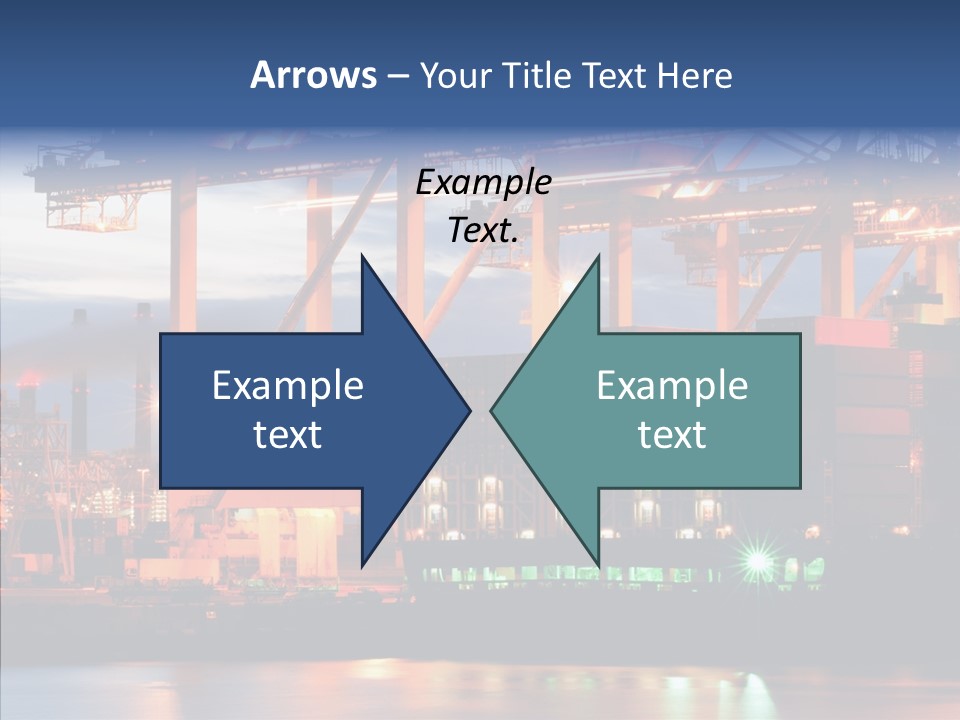 Freight Logistics Container PowerPoint Template