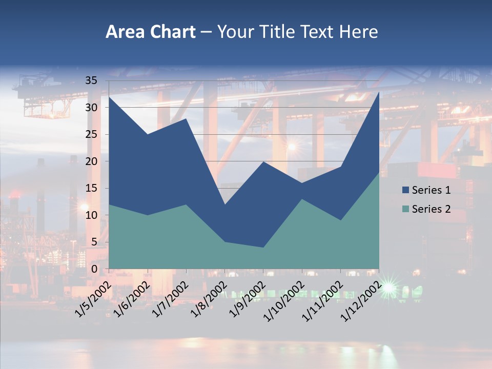 Freight Logistics Container PowerPoint Template