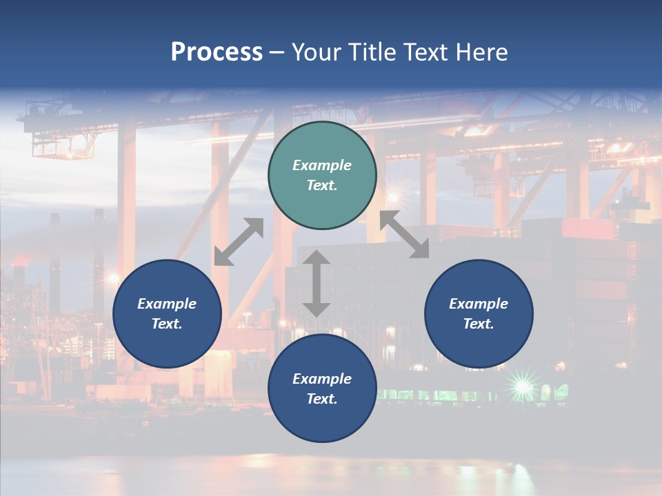 Freight Logistics Container PowerPoint Template