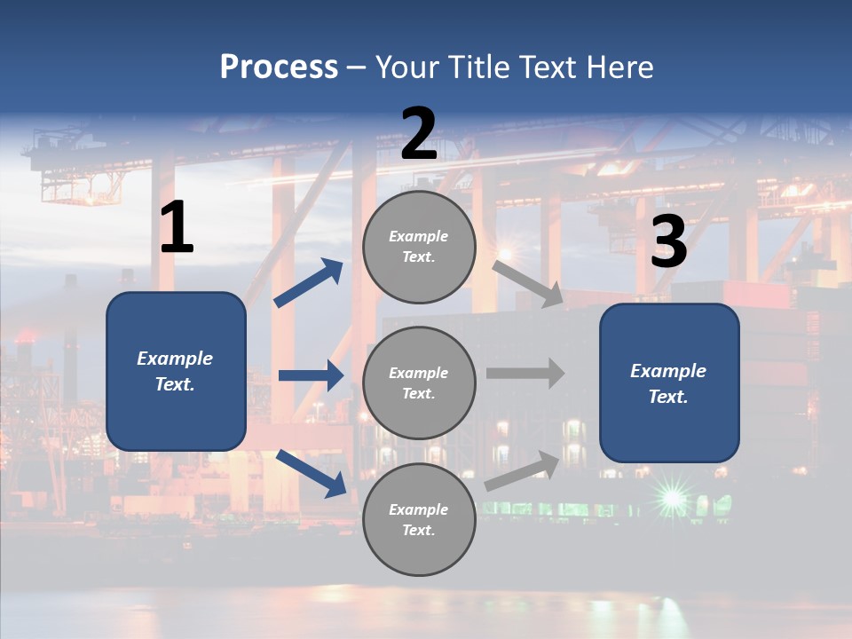 Freight Logistics Container PowerPoint Template
