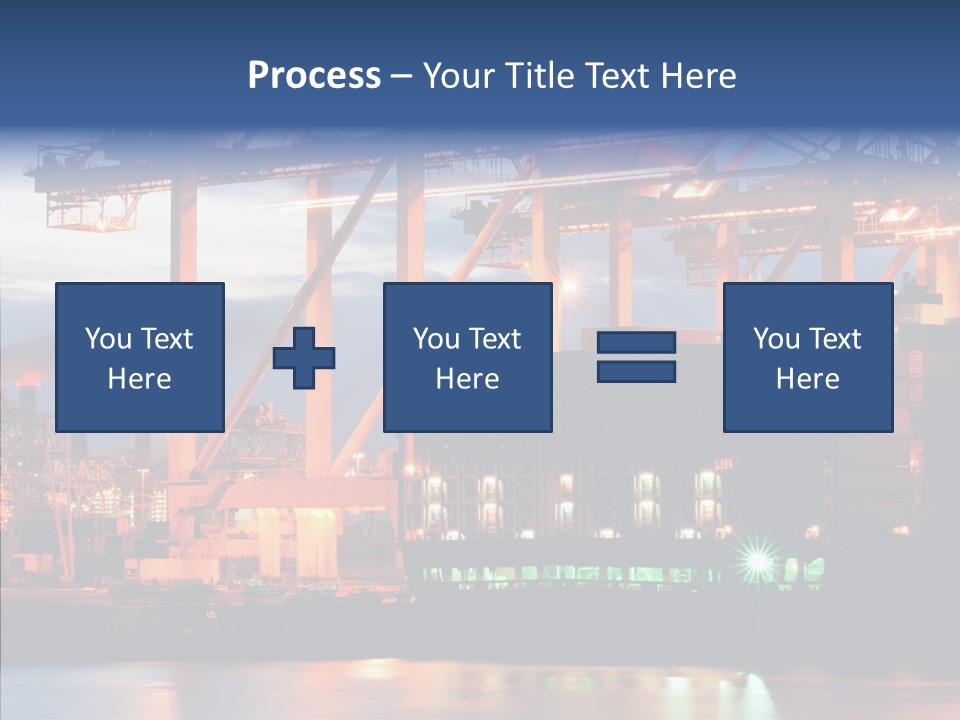 Freight Logistics Container PowerPoint Template