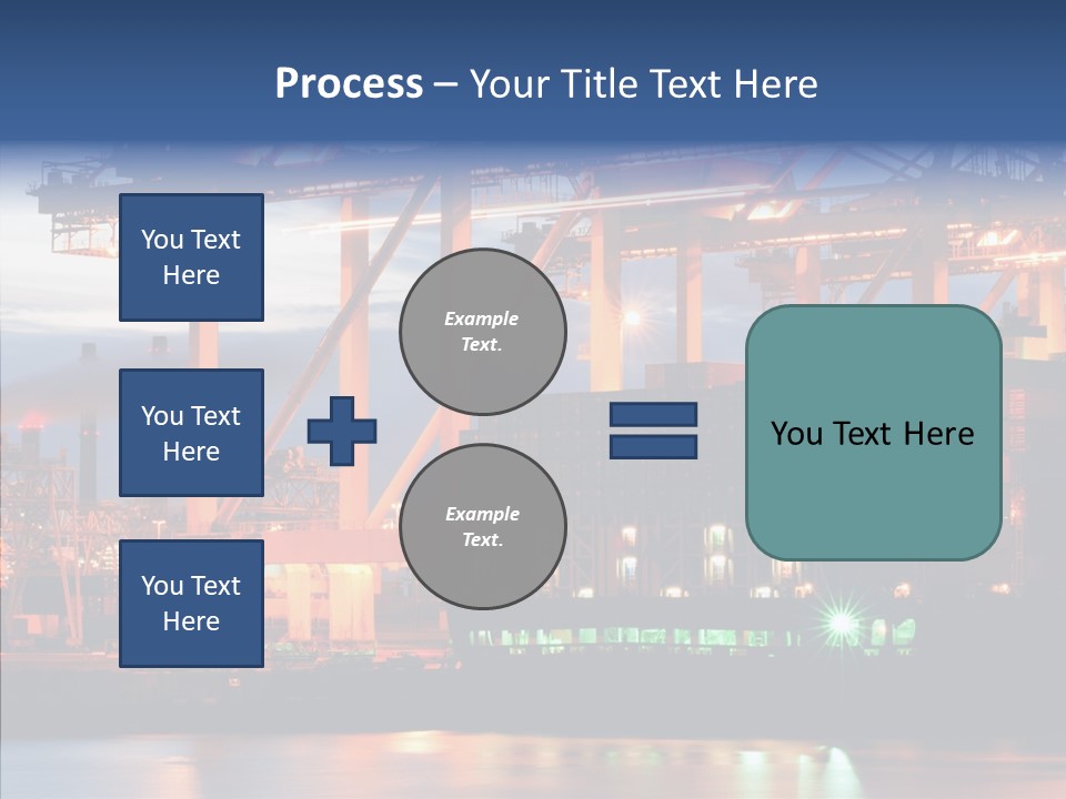 Freight Logistics Container PowerPoint Template