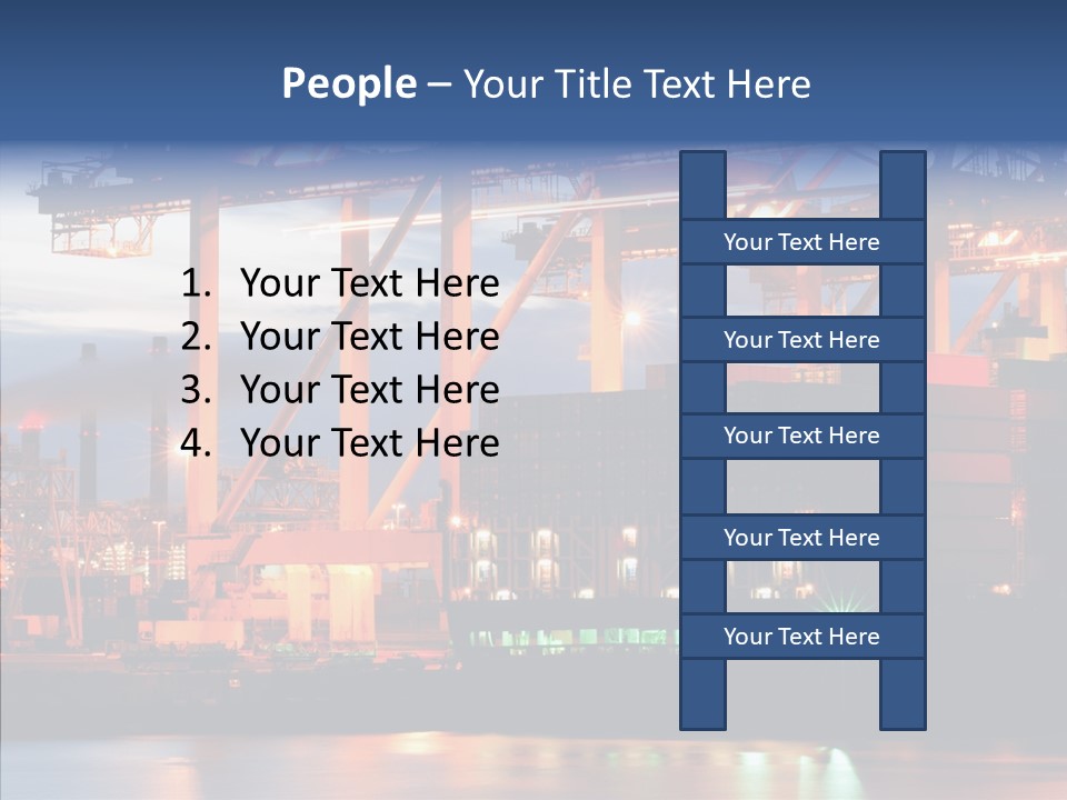 Freight Logistics Container PowerPoint Template