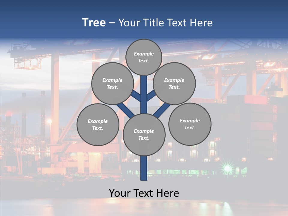 Freight Logistics Container PowerPoint Template