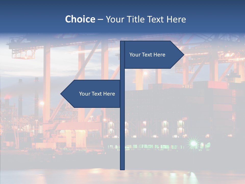 Freight Logistics Container PowerPoint Template