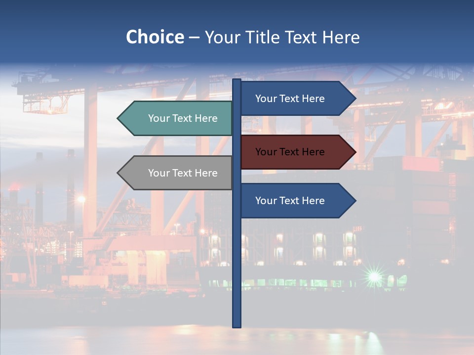 Freight Logistics Container PowerPoint Template