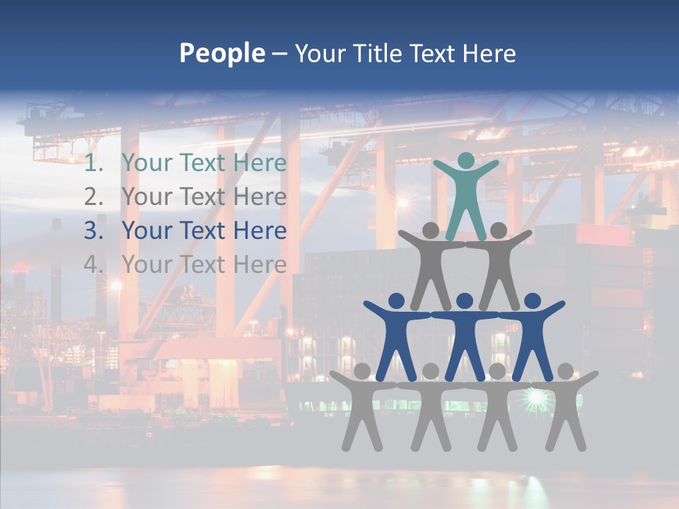 Freight Logistics Container PowerPoint Template