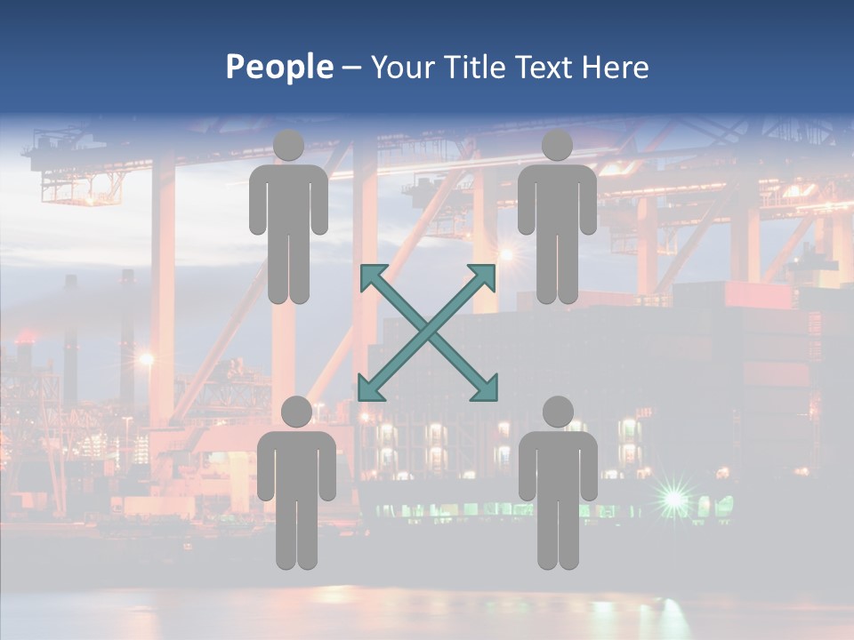 Freight Logistics Container PowerPoint Template