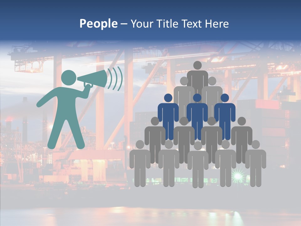 Freight Logistics Container PowerPoint Template