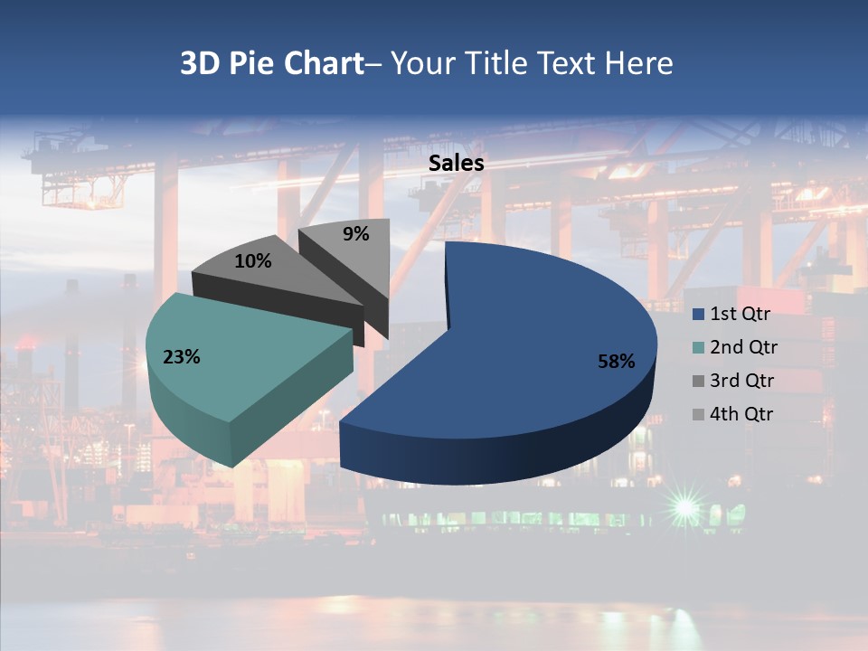 Freight Logistics Container PowerPoint Template