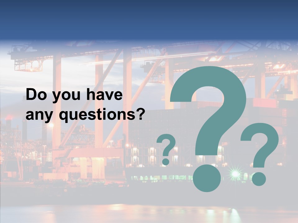 Freight Logistics Container PowerPoint Template