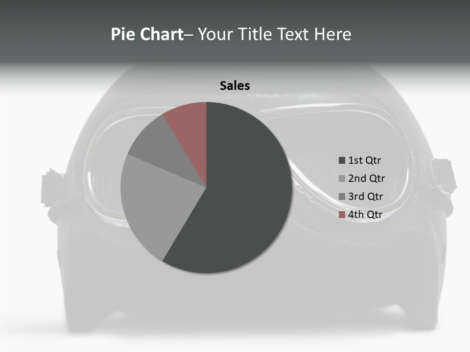 Goggles Black Speed PowerPoint Template