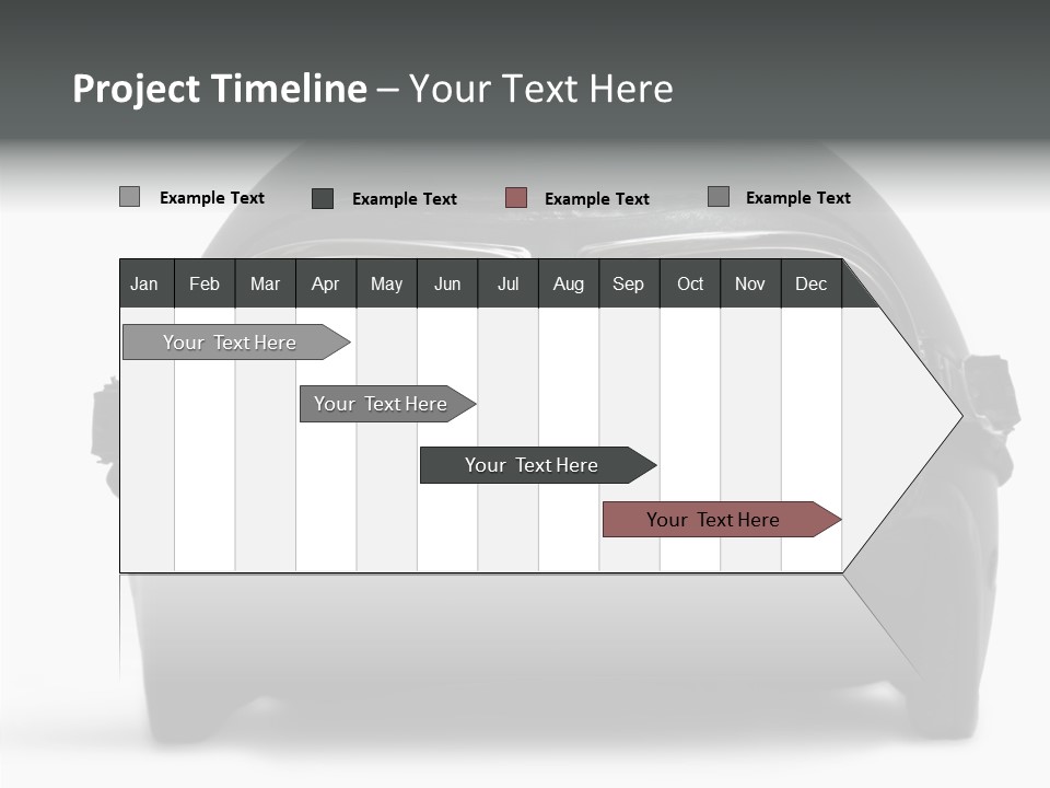 Goggles Black Speed PowerPoint Template