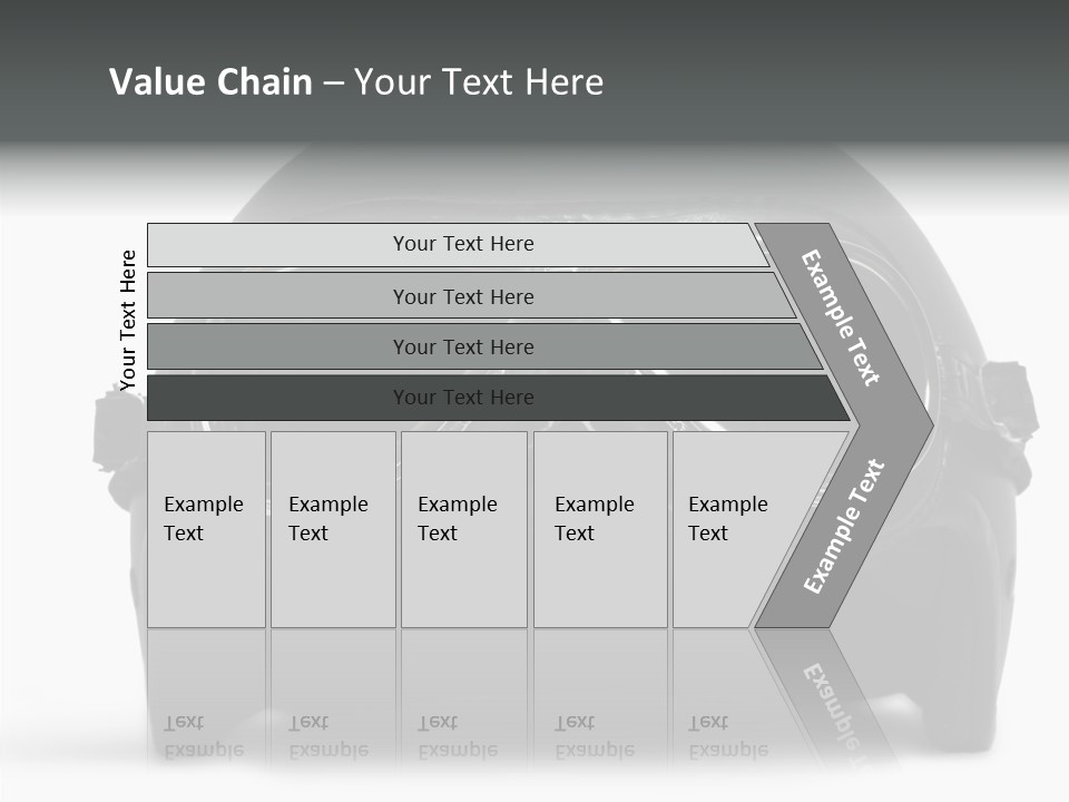 Goggles Black Speed PowerPoint Template