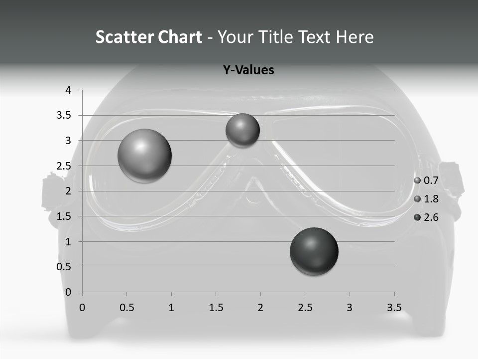 Goggles Black Speed PowerPoint Template