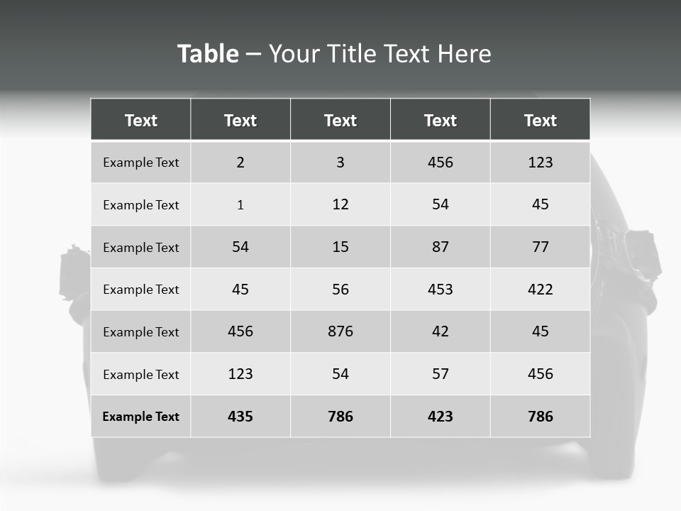 Goggles Black Speed PowerPoint Template