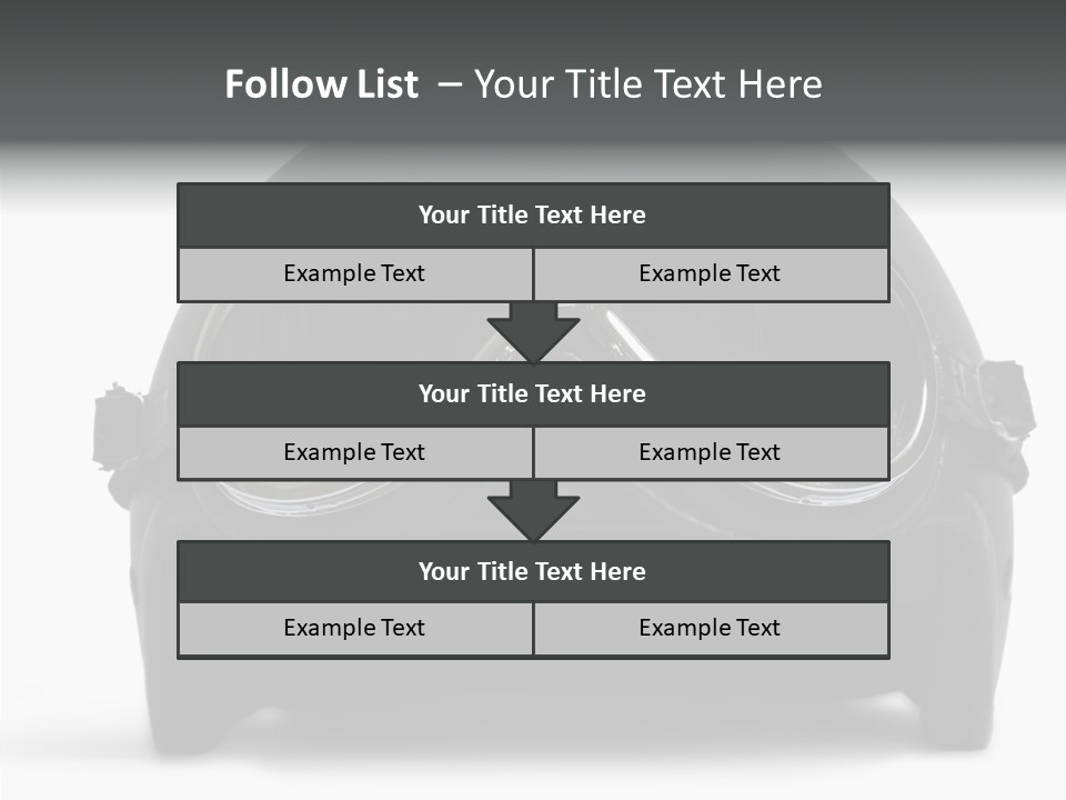 Goggles Black Speed PowerPoint Template