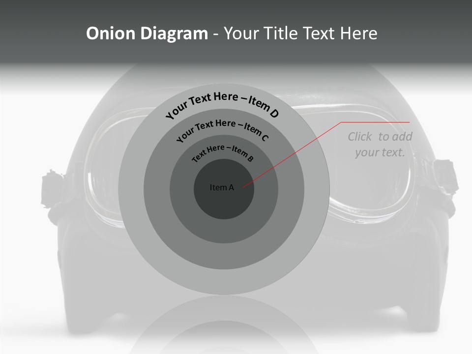 Goggles Black Speed PowerPoint Template