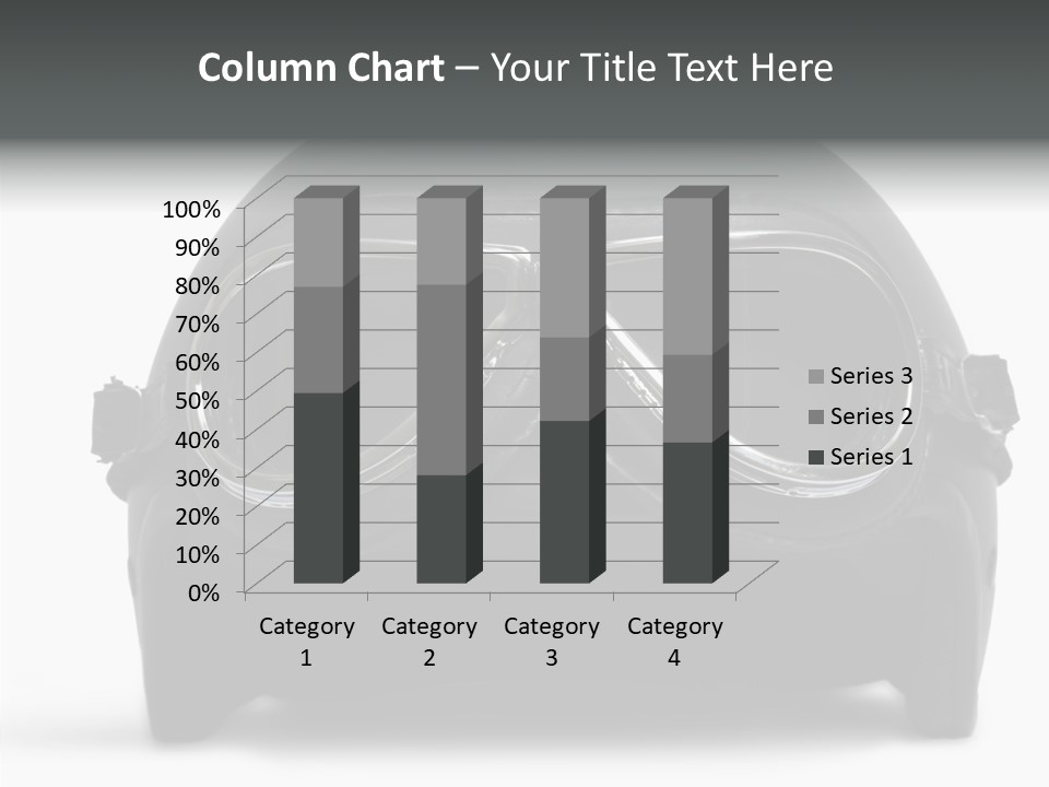 Goggles Black Speed PowerPoint Template