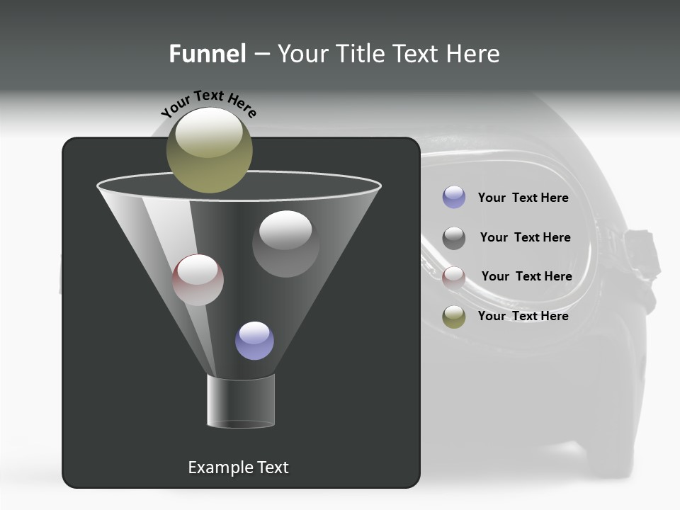 Goggles Black Speed PowerPoint Template