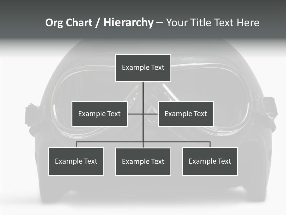 Goggles Black Speed PowerPoint Template