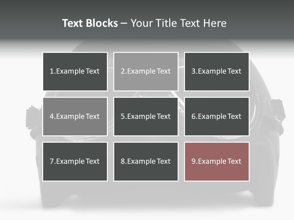 Goggles Black Speed PowerPoint Template