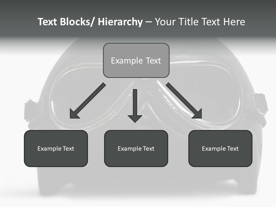 Goggles Black Speed PowerPoint Template